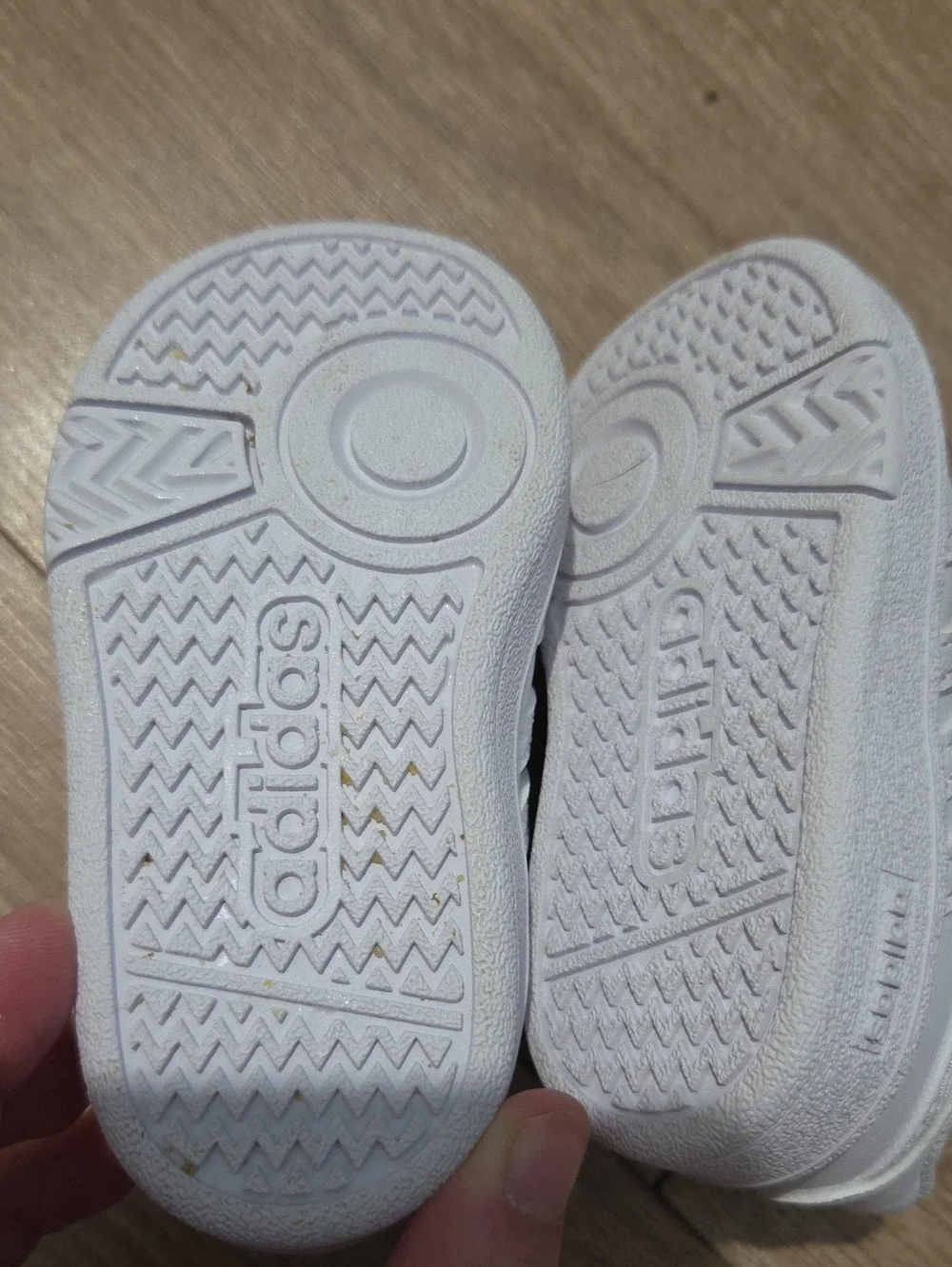 Kids Adidas White Shoes
